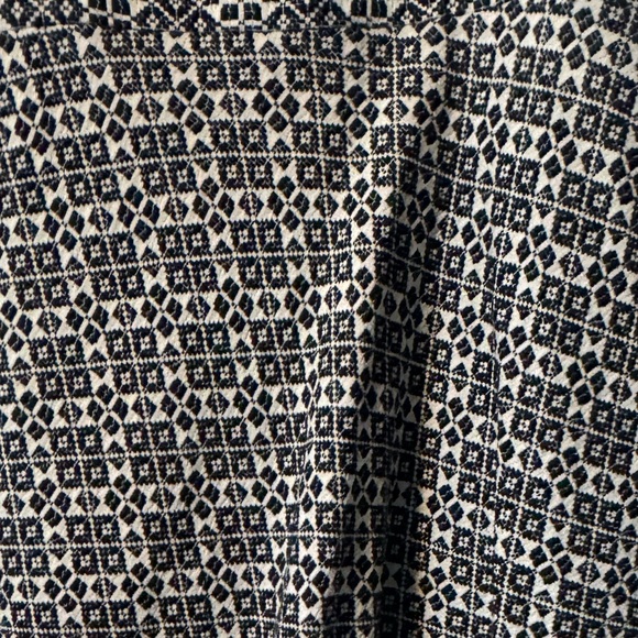 Tory Burch White and Blue Stencil Hourglass Summer Dress - Picture 7 of 10